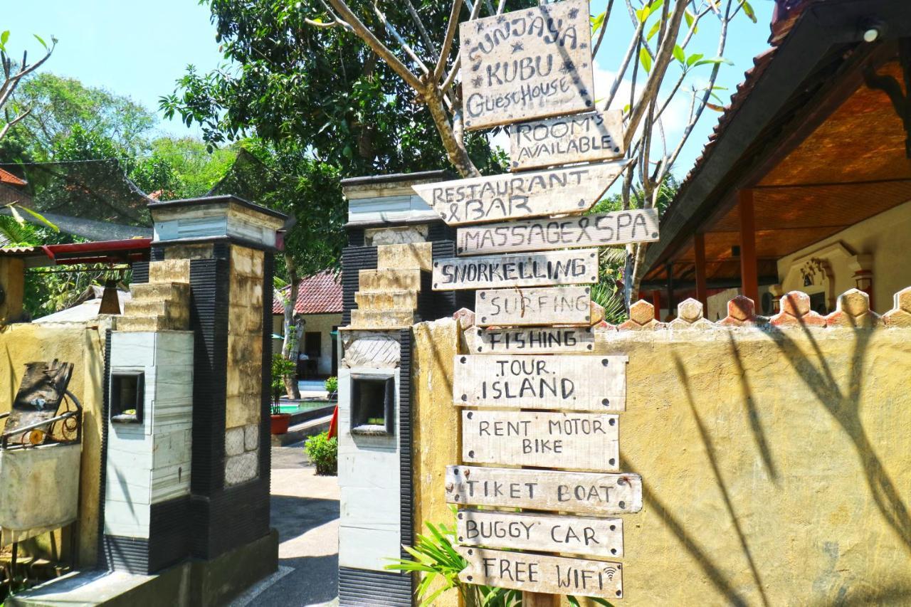 Sunjaya Kubu Guesthouse Nusa Lembongan  Exterior photo